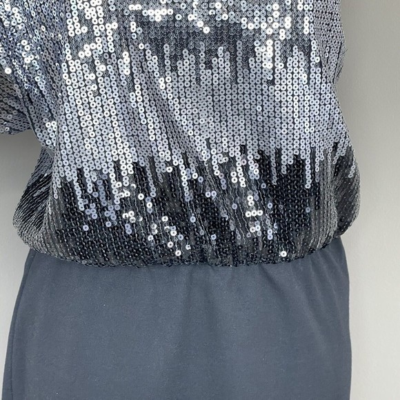 Friends Women One Should Sequin Black Dress Sz M - Picture 12 of 15
